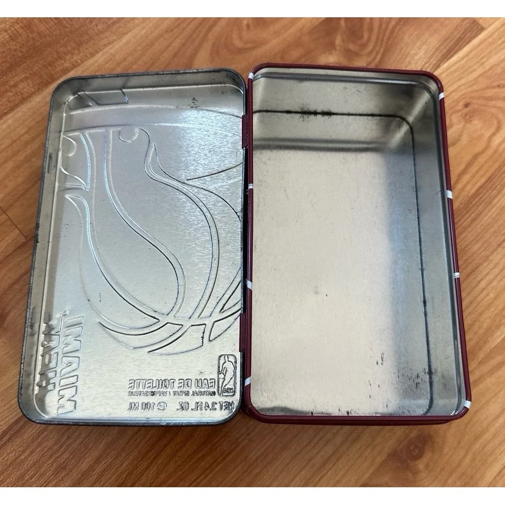 NBA Miami Heat Metal case‎ collectors empty tin